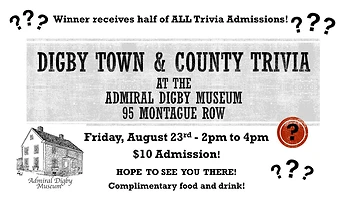 Poster for Digby Town & County Trivia