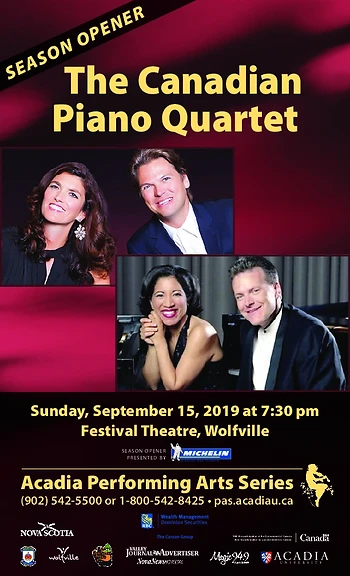 Poster for The Canadian Piano Quartet
