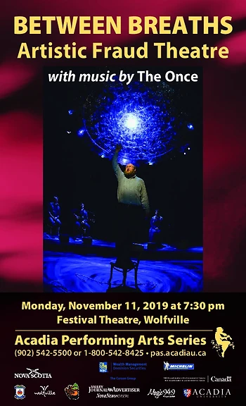 Poster for Between Breaths by Artistic Fraud Theatre