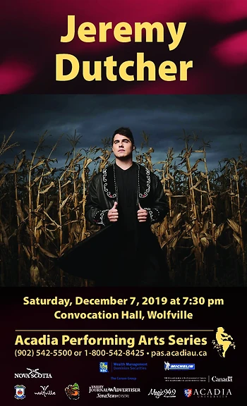 Poster for Jeremy Dutcher
