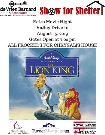 Poster for Show for Shelter - The Lion King