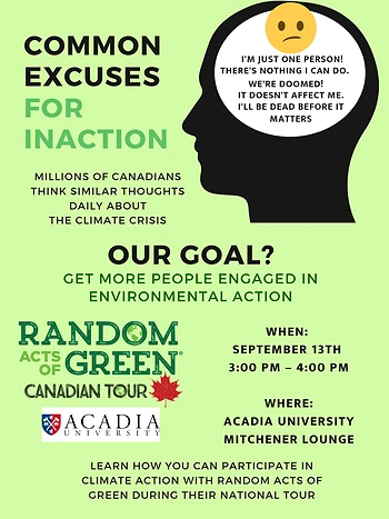 Poster for Random Acts of Green Climate Action