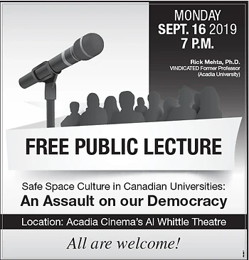 Poster for Lecture on Safe Space Culture