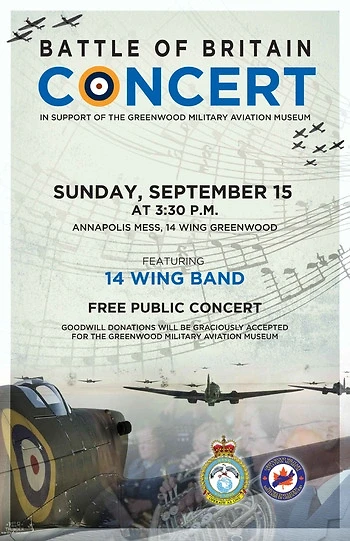 Poster for Battle of Britain Concert