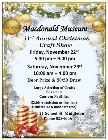 Poster for Christmas Craft Sale