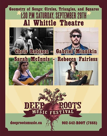 Poster for Deep Roots - Geometry of Songs: Circles, Triangles, and Squares