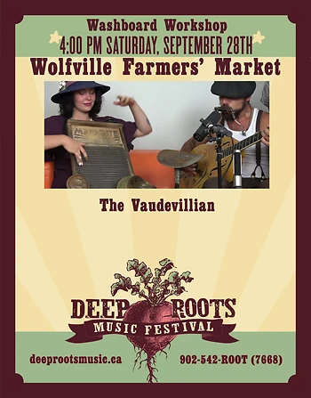 Poster for Deep Roots - Washboard Workshop