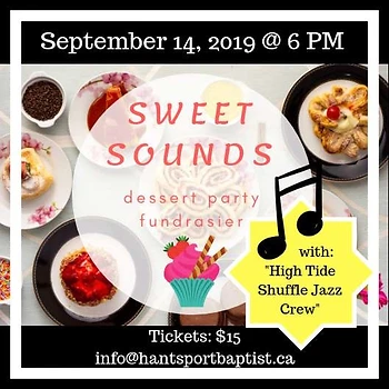 Poster for Sweet Sounds Dessert Party