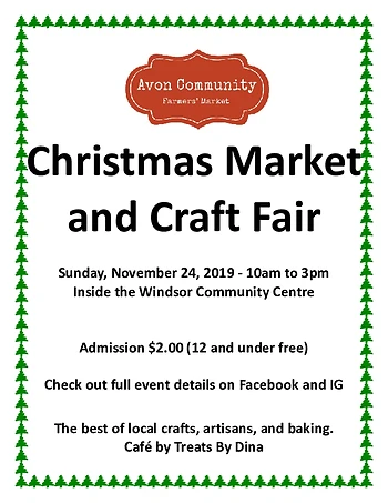 Poster for Christmas and Craft Fair