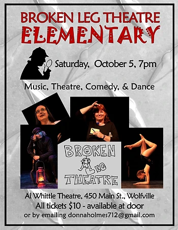 Poster for Broken Leg Theatre - Elementary
