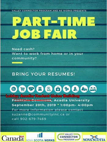 Poster for Job Fair
