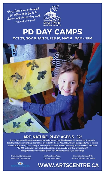 Poster for Art Nature Play - PD Day Camp