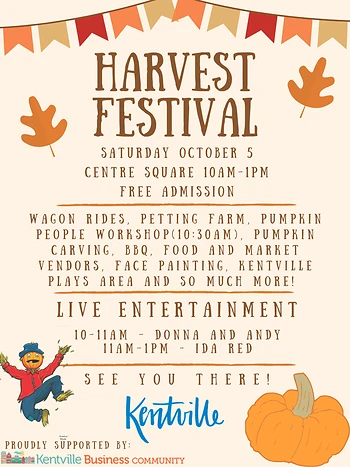 Poster for Kentville Harvest Festival