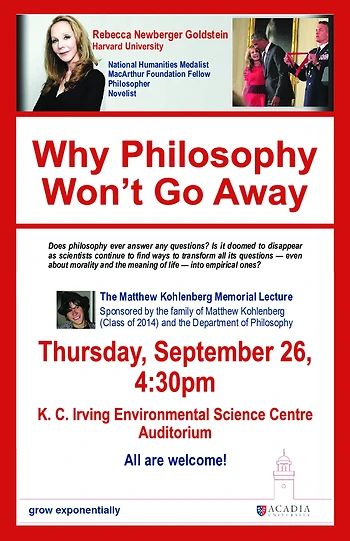 Poster for Why Philosophy Won't Go Away