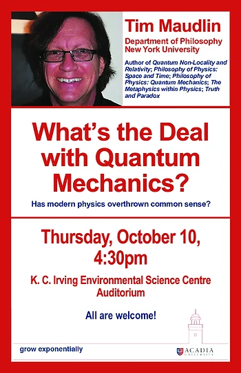 Poster for What's the Deal with Quantum Mechanics?
