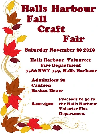 Poster for Fall Craft Fair
