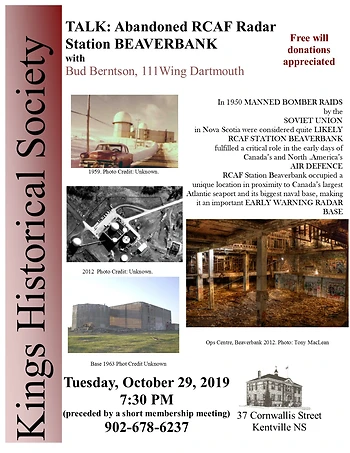 Poster for Abandoned RCAF Radar Station BEAVERBANK