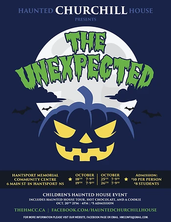 Poster for Haunted Churchill House - The Unexpected