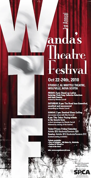Poster for 'WTF' Wanda's Theatre Festival
