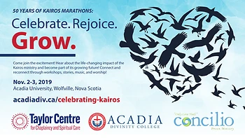 Poster for 50 Years of Kairos Prison Marathons