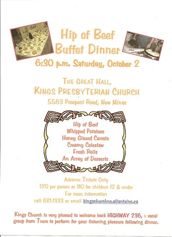 Poster for Buffet and Concert