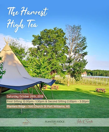 Poster for The Harvest High Tea