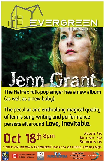 Poster for Jenn Grant