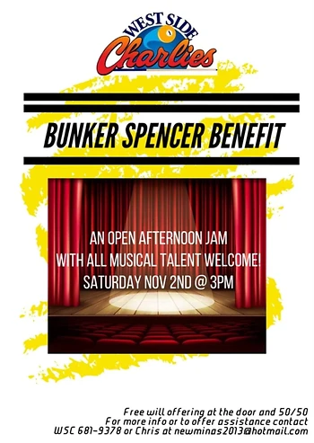 Poster for Bunker Spencer Benefit
