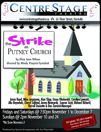 Poster for The Strike at Putney Church