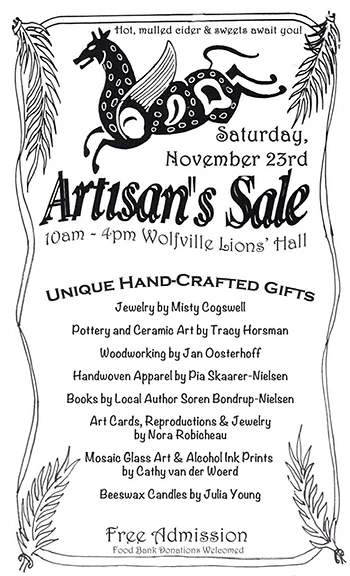Poster for Artisan's Sale
