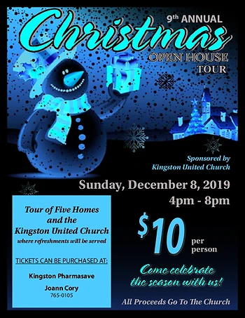Poster for Christmas Decor Open House Tour