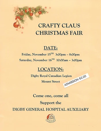 Poster for Crafty Claus Craft Sale