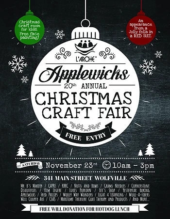 Poster for Applewicks Christmas Craft Fair