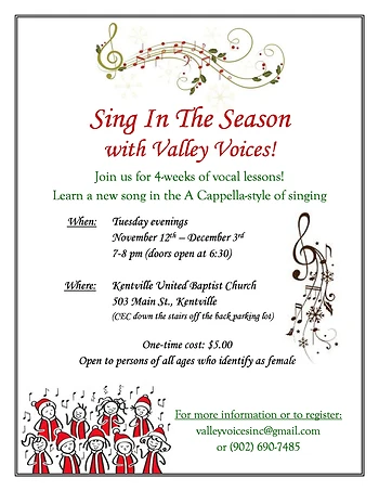 Poster for Sing In The Season