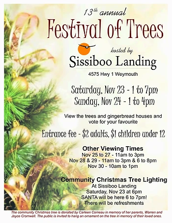 Poster for Festival of Trees