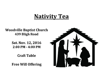 Poster for Nativity Tea