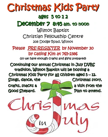 Poster for Kids Christmas Party