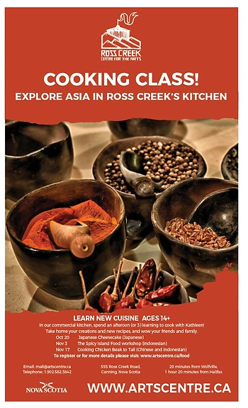 Poster for Asian cooking with chicken!