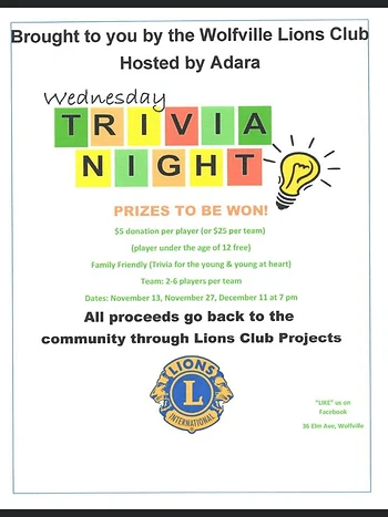 Poster for Trivia Night
