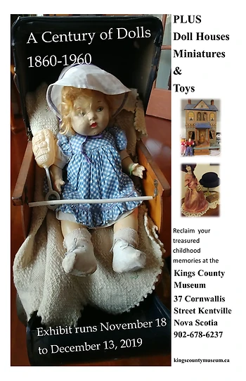 Poster for A Century of Dolls Exhibit