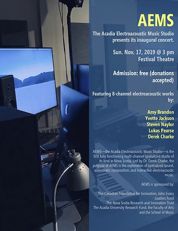 Poster for Electroacoustic Music Concert