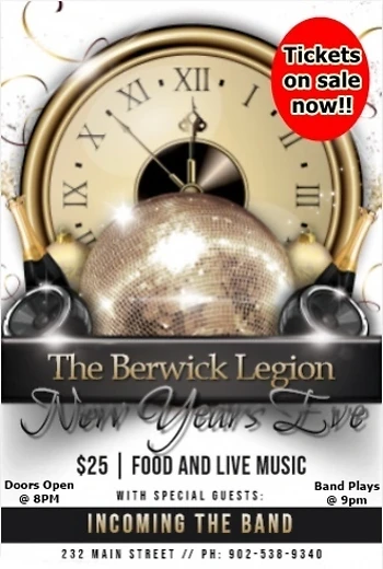 Poster for New Years Eve with Incoming