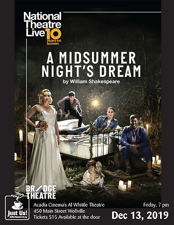 Poster for A Midsummer Night's Dream by Shakespeare