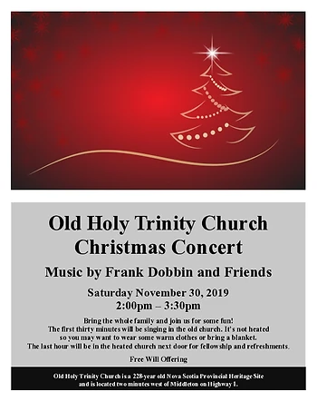 Poster for Christmas Concert