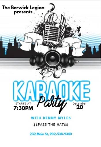 Poster for Karaoke with Denny Myles