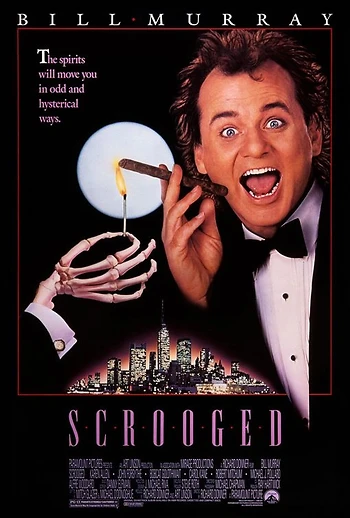Poster for Scrooged