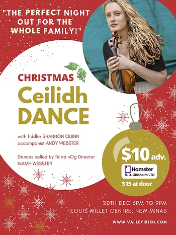 Poster for Christmas Ceilidh Dance