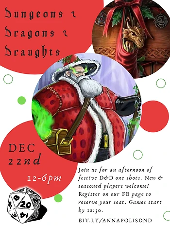Poster for Dungeons & Dragons & Draughts Holiday Edition