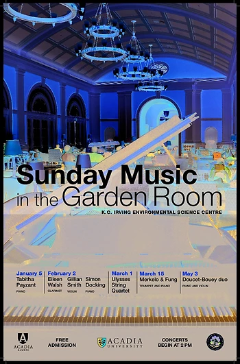 Poster for Music in the Garden Room