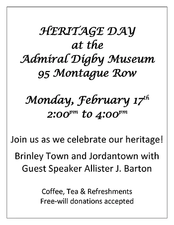 Poster for Heritage Day Presentation